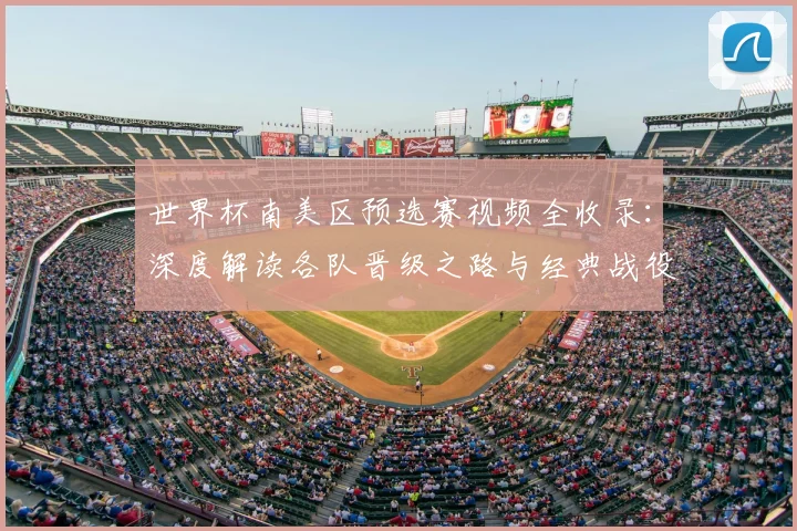 世界杯南美区预选赛视频全收录：深度解读各队晋级之路与经典战役