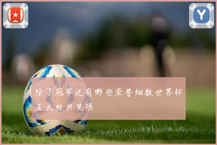 除了冠军还有哪些荣誉细数世界杯五大经典奖项