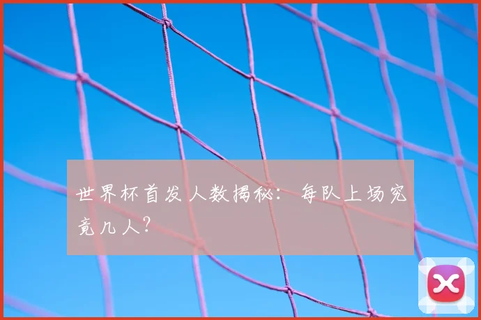 世界杯首发人数揭秘:每队上场究竟几人?