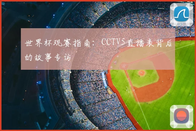 世界杯观赛指南:CCTV5直播表背后的故事专访